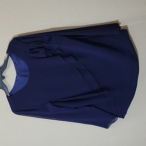 Gently Used Navy Blue Long Sleeve Top